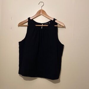 RD STYLE BLACK COTTON MUSLIN SLEEVELESS TOP . Size M . Excellent condition